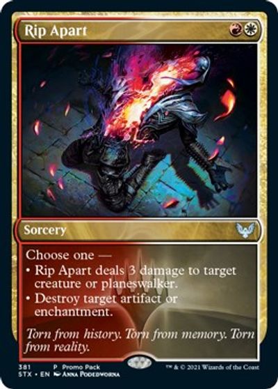 Rip Apart (Promo Pack) [Strixhaven: School of Mages Promos] | Local Legends