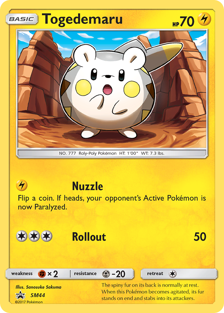 Togedemaru (SM44) [Sun & Moon: Black Star Promos] | Golgari Games