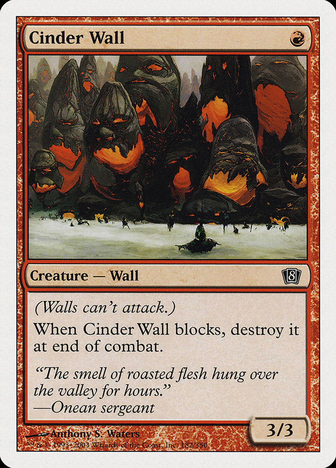 Cinder Wall [Eighth Edition] | Local Legends