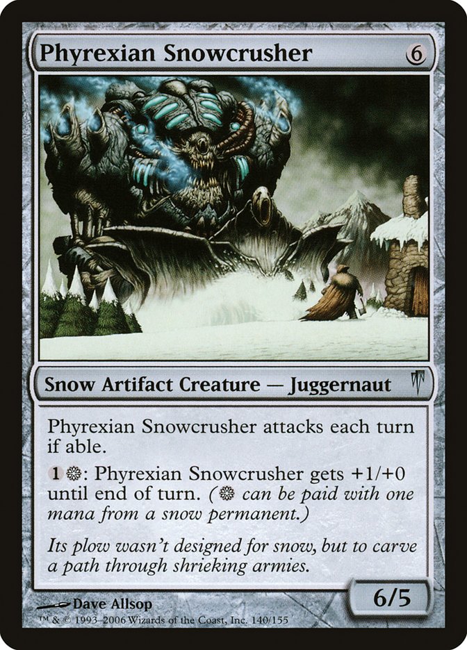 Phyrexian Snowcrusher [Coldsnap] | Golgari Games