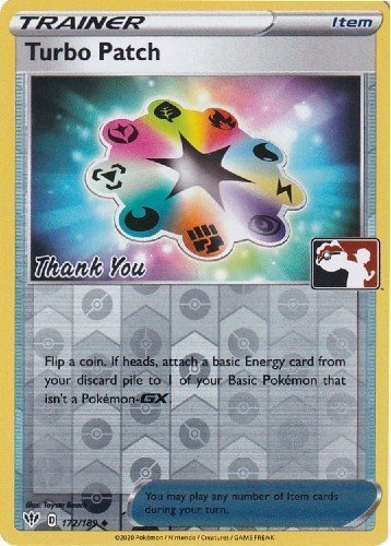 Turbo Patch (172/189) (Pokemon League) [Sword & Shield: Darkness Ablaze] | Golgari Games