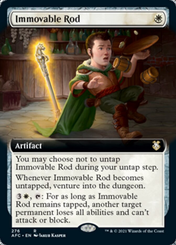 Immovable Rod (Extended Art) [Dungeons & Dragons: Adventures in the Forgotten Realms Commander] | Local Legends