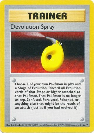 Devolution Spray (72/102) [Base Set Shadowless Unlimited] | Golgari Games