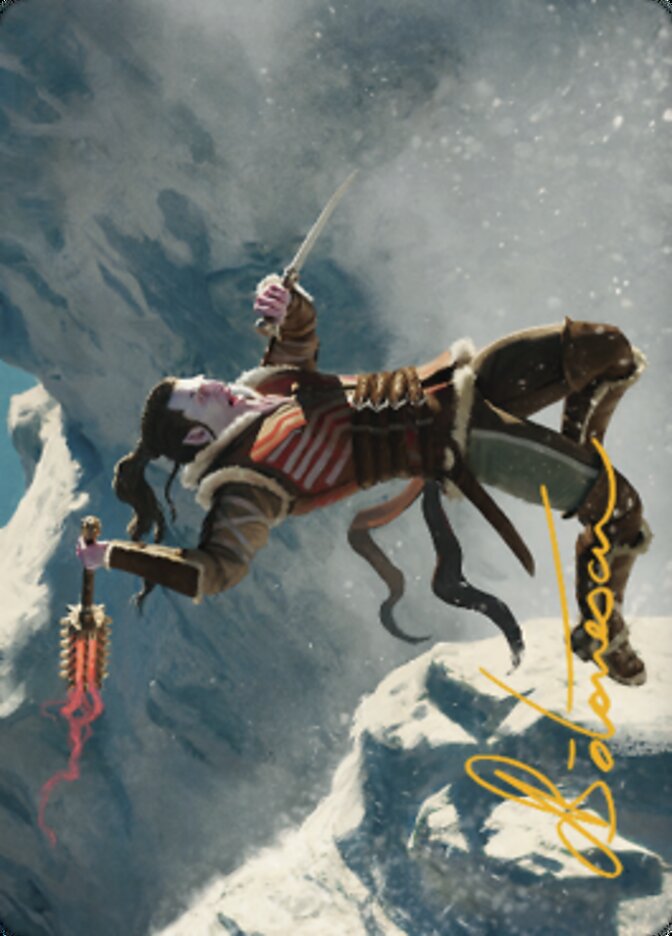 Balduvian Berserker Art Card (Gold-Stamped Signature) [Dominaria United Art Series] | Local Legends