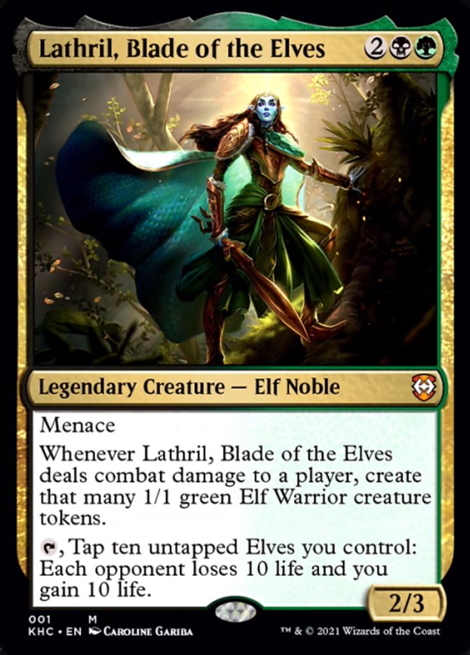 Lathril, Blade of the Elves [Kaldheim Commander] | Golgari Games