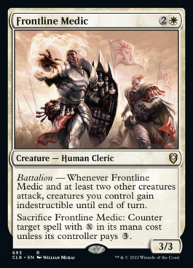 Frontline Medic [Commander Legends: Battle for Baldur's Gate] | Golgari Games