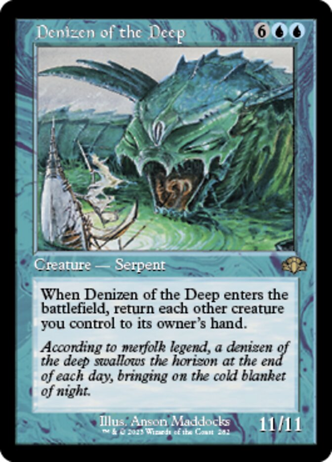 Denizen of the Deep (Retro) [Dominaria Remastered] | Golgari Games