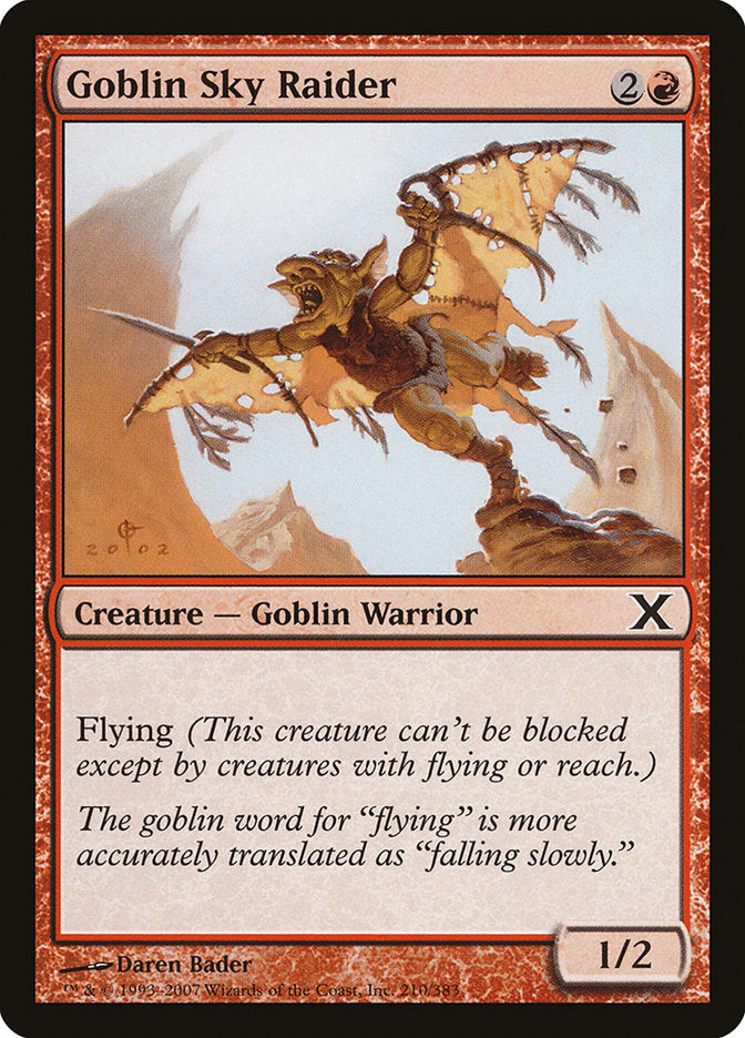 Goblin Sky Raider [Tenth Edition] | Local Legends