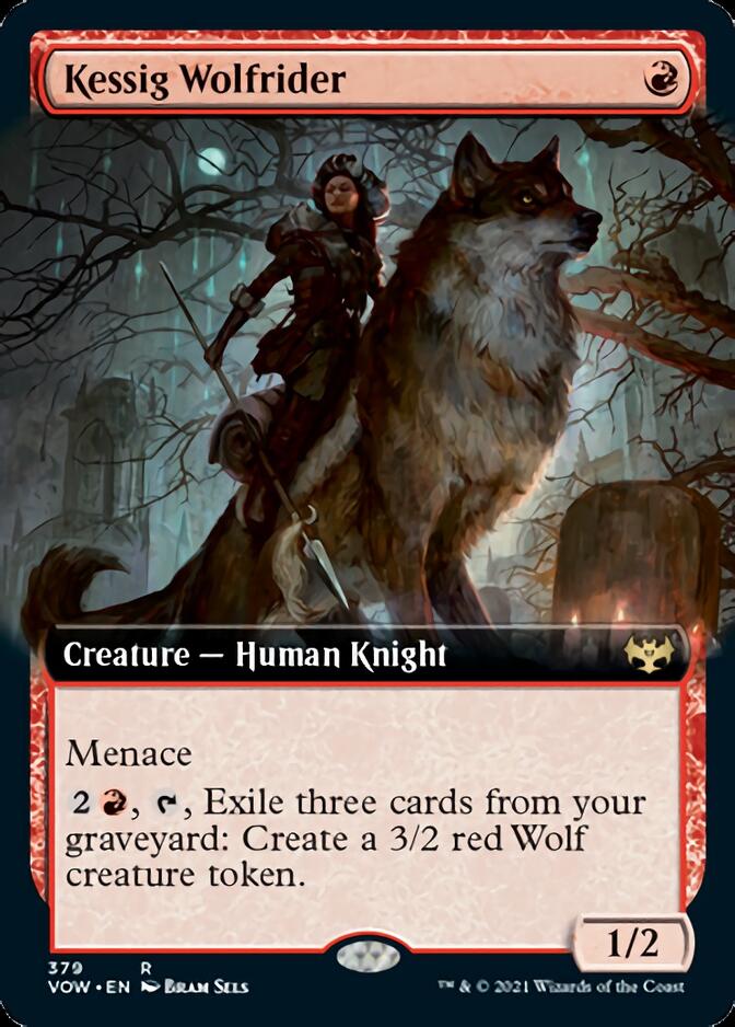 Kessig Wolfrider (Extended Art) [Innistrad: Crimson Vow] | Local Legends