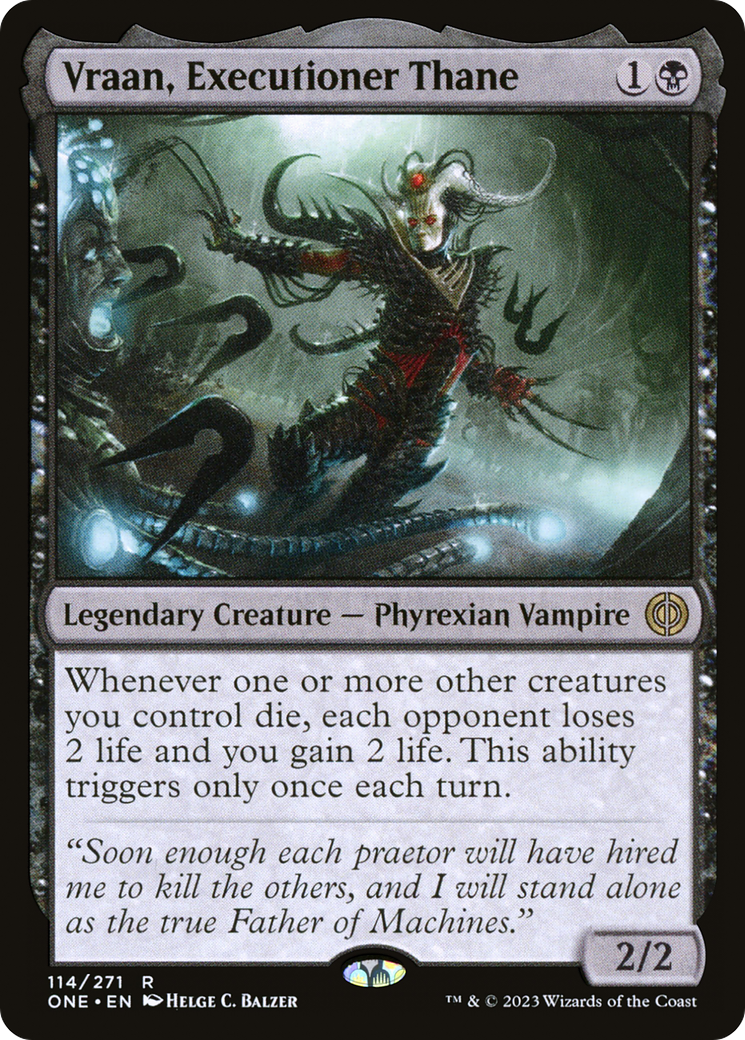 Vraan, Executioner Thane [Phyrexia: All Will Be One] | Golgari Games