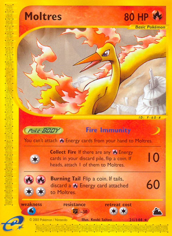 Moltres (21/144) [Skyridge] | Golgari Games