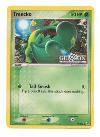 Treecko (70/106) (Gen Con The Best Four Days in Gaming Promo) [EX: Emerald] | Golgari Games