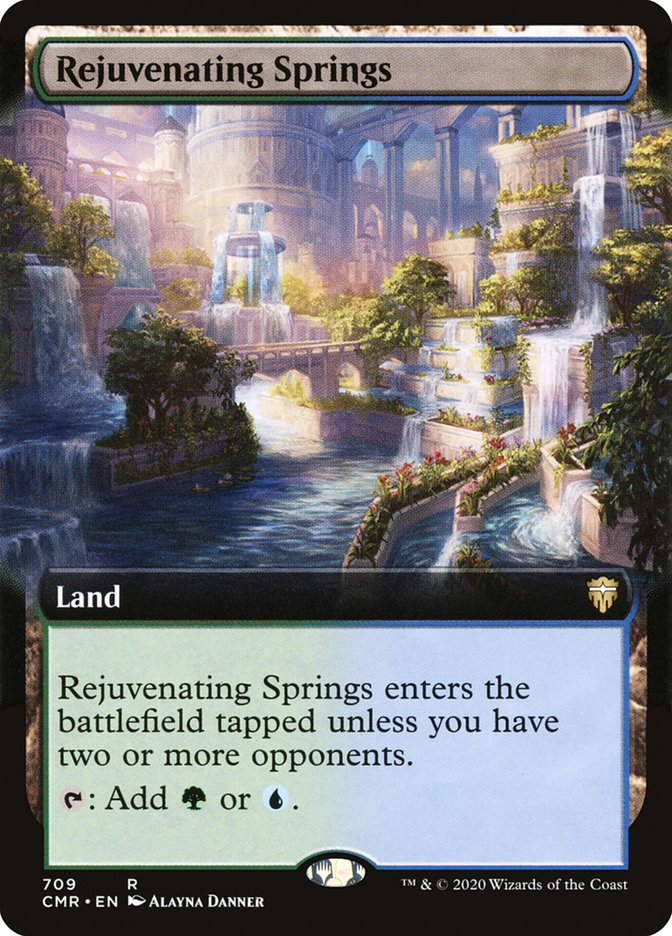 Rejuvenating Springs (Extended Art) [Commander Legends] | Local Legends