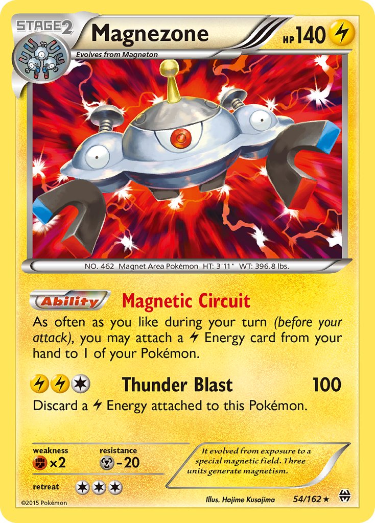 Magnezone (54/162) (Theme Deck Exclusive) [XY: BREAKthrough] | Golgari Games