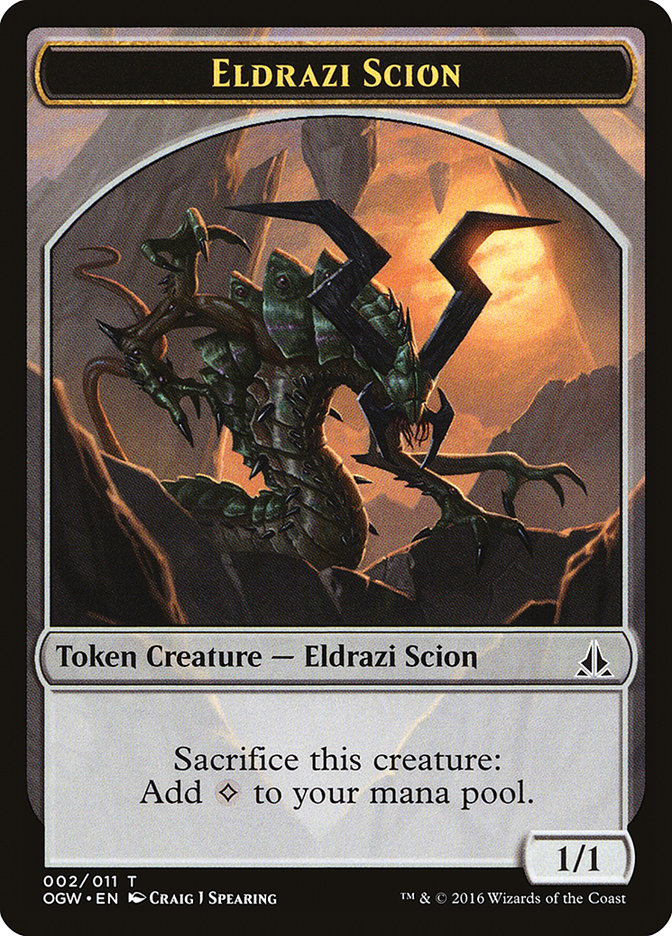 Eldrazi Scion Token (002/011) [Oath of the Gatewatch Tokens] | Local Legends