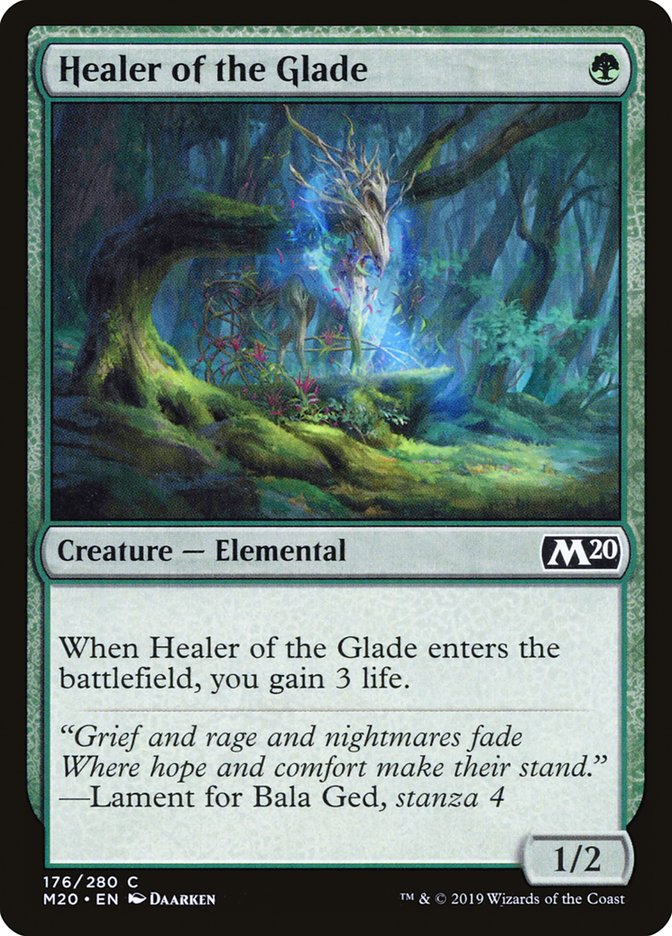 Healer of the Glade [Core Set 2020] | Local Legends