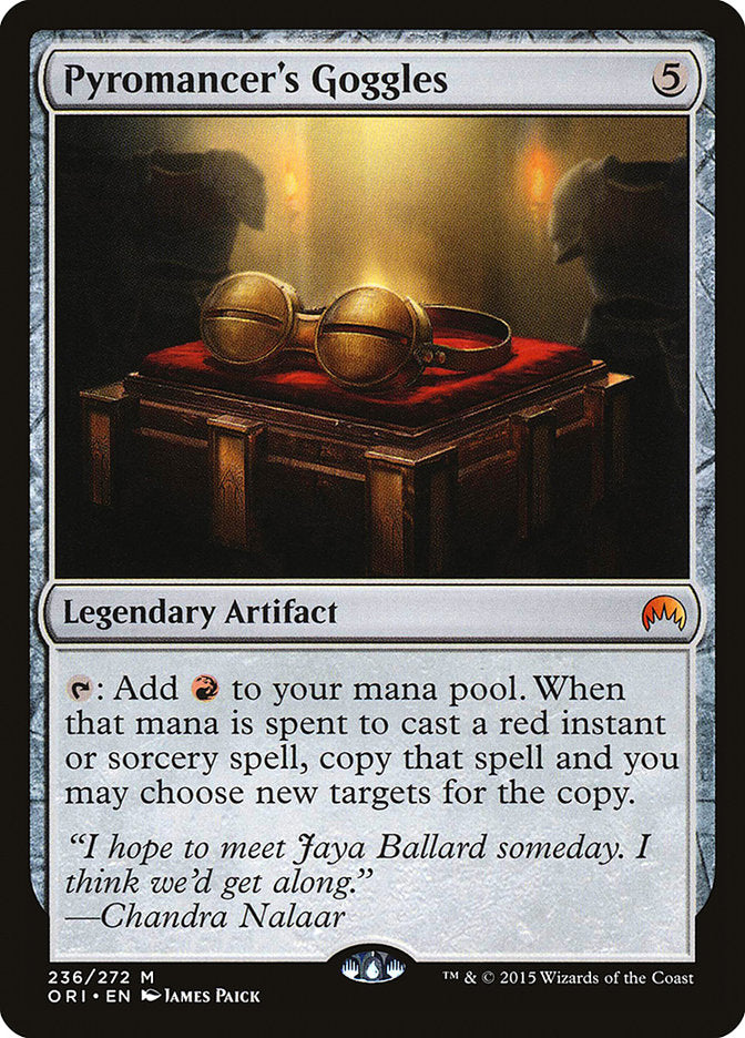 Pyromancer's Goggles [Magic Origins] | Local Legends