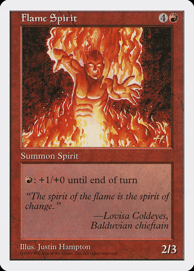 Flame Spirit [Fifth Edition] | Golgari Games