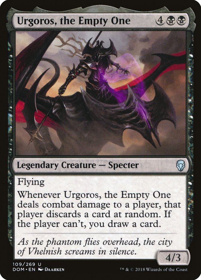 Urgoros, the Empty One [Dominaria] | Golgari Games