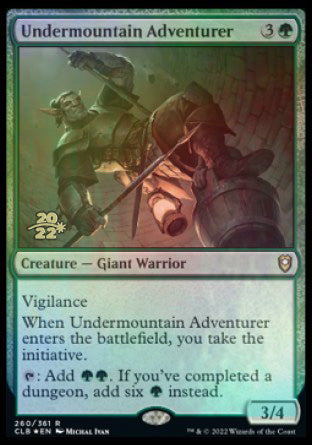 Undermountain Adventurer [Commander Legends: Battle for Baldur's Gate Prerelease Promos] | Golgari Games