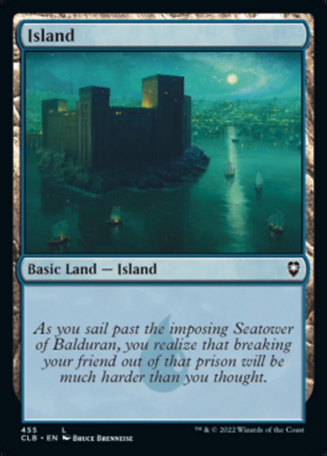 Island (455) [Commander Legends: Battle for Baldur's Gate] | Golgari Games