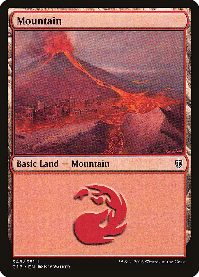 Mountain (348) [Commander 2016] | Local Legends