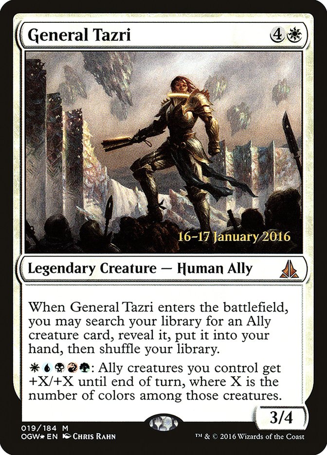 General Tazri [Oath of the Gatewatch Prerelease Promos] | Golgari Games