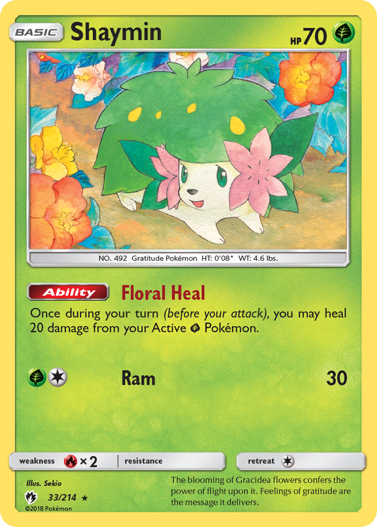 Shaymin (33/214) [Sun & Moon: Lost Thunder] | Golgari Games