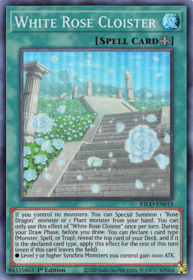 White Rose Cloister (Super Rare) [KICO-EN019] Super Rare | Golgari Games