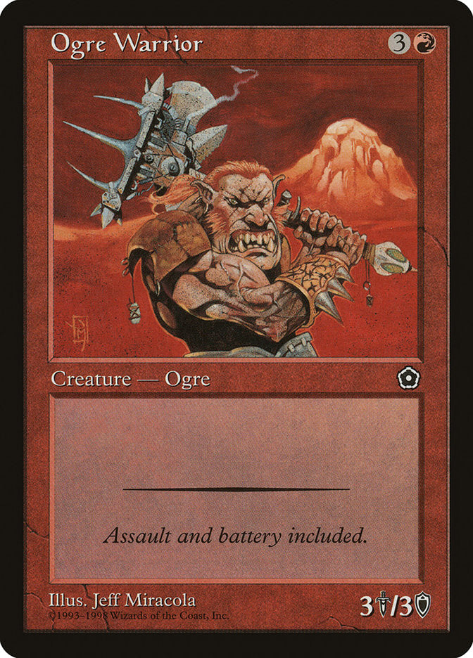 Ogre Warrior [Portal Second Age] | Golgari Games