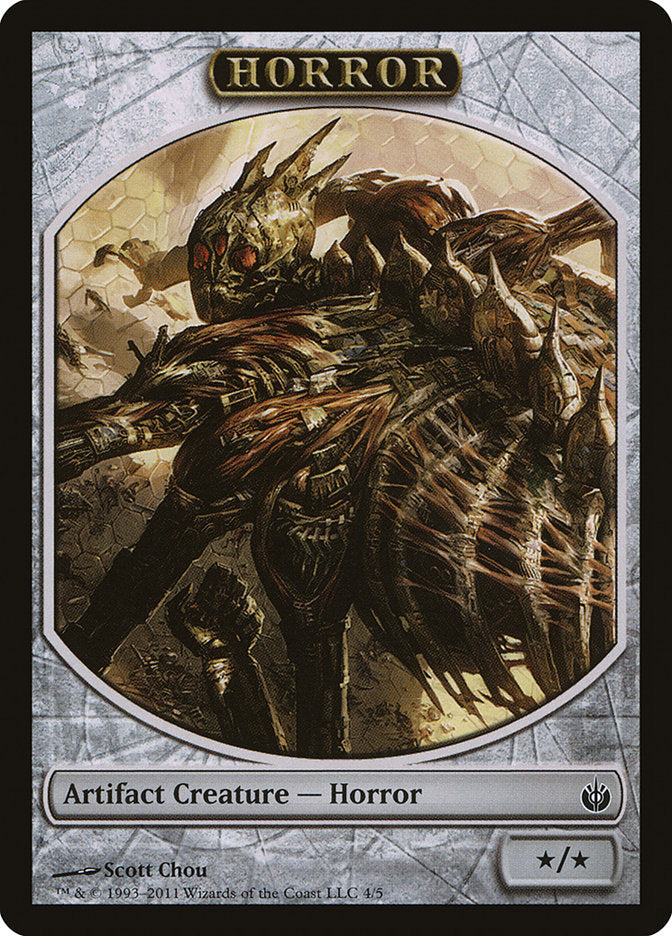 Horror Token [Mirrodin Besieged Tokens] | Local Legends