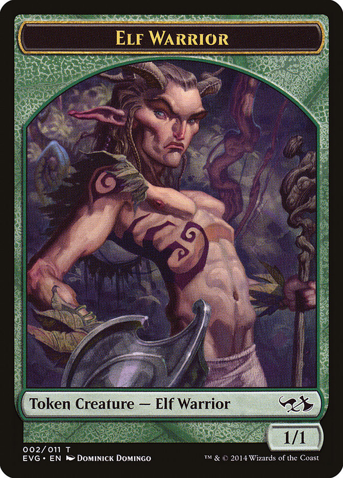 Elf Warrior Token (Elves vs. Goblins) [Duel Decks Anthology Tokens] | Local Legends
