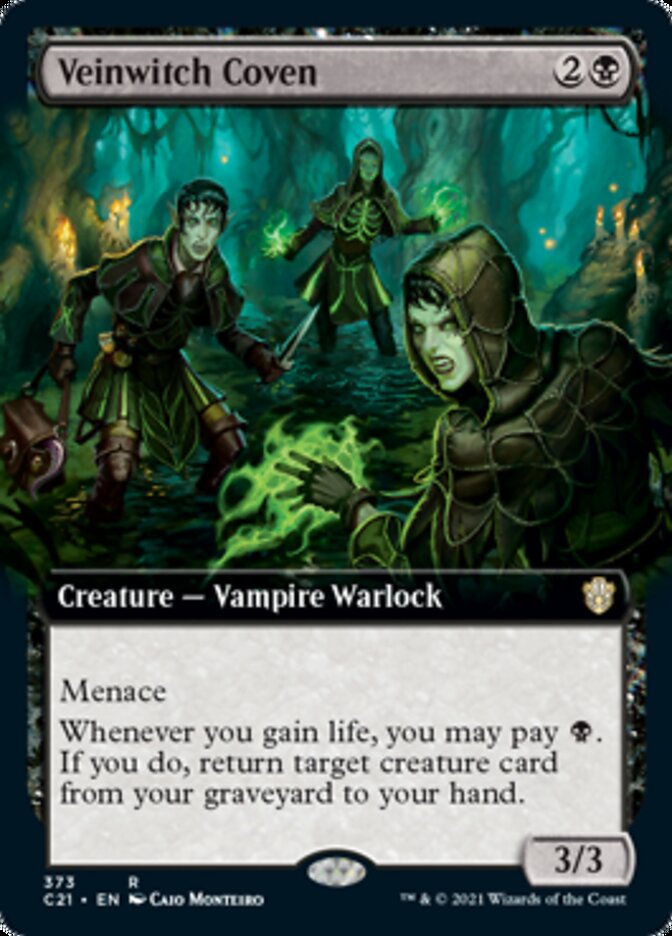 Veinwitch Coven (Extended Art) [Commander 2021] | Local Legends