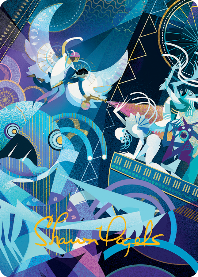 Errant and Giada Art Card (Gold-Stamped Signature) [March of the Machine Art Series] | Local Legends