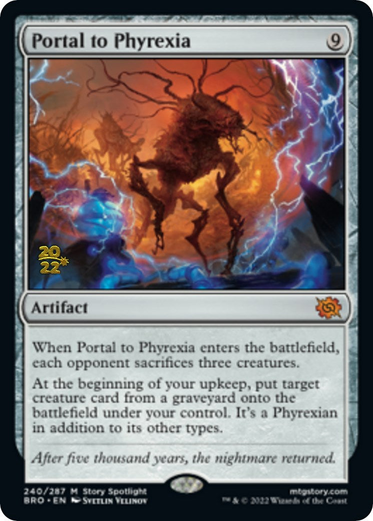 Portal to Phyrexia [The Brothers' War: Prerelease Promos] | Local Legends