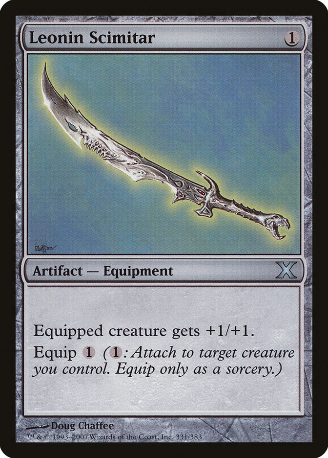 Leonin Scimitar [Tenth Edition] | Local Legends
