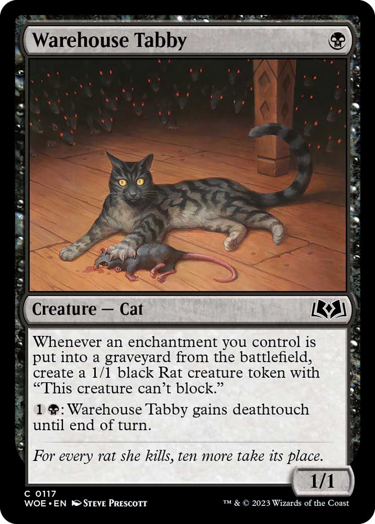 Warehouse Tabby [Wilds of Eldraine] | Golgari Games