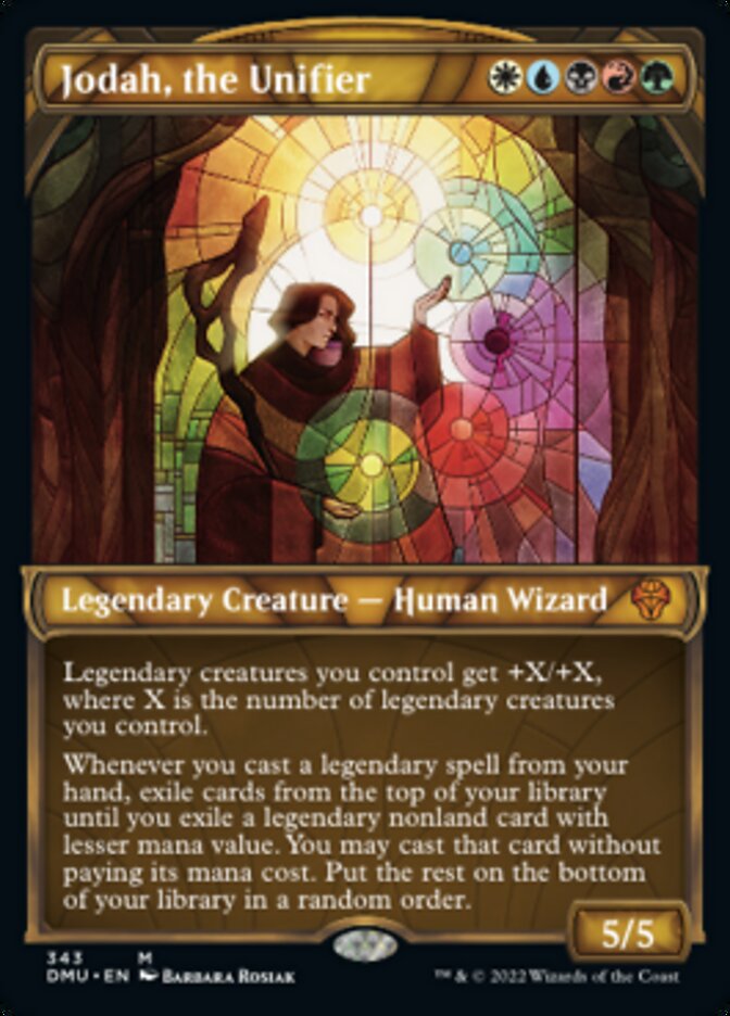 Jodah, the Unifier (Showcase Textured) [Dominaria United] | Local Legends