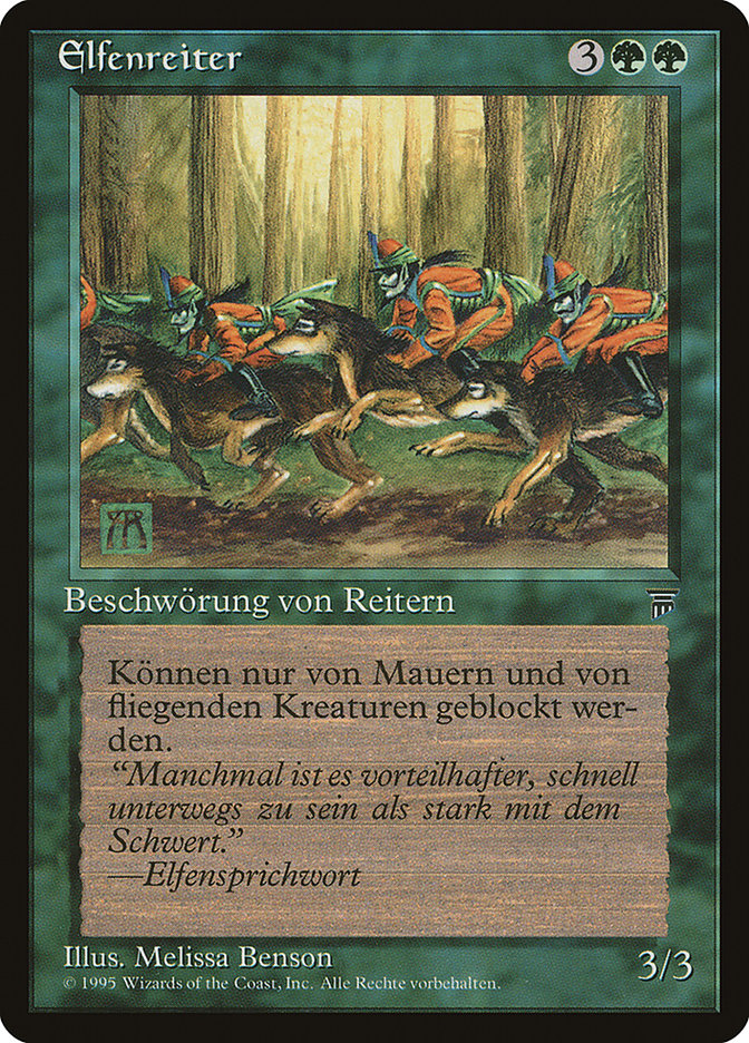 Elven Riders (German) - "Elfenreiter" [Renaissance] | Golgari Games