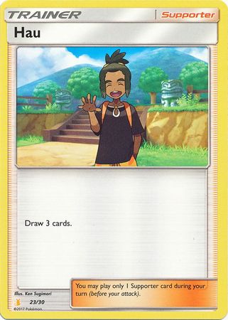 Hau (23/30) [Sun & Moon: Trainer Kit - Alolan Raichu] | Golgari Games