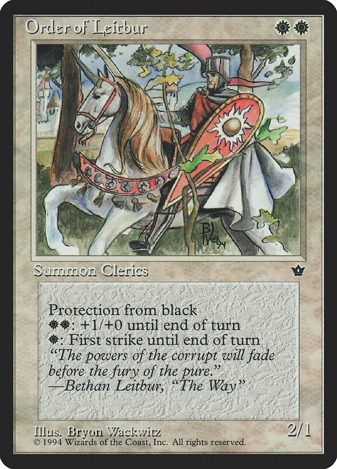 Order of Leitbur (Horse Facing Left) [Fallen Empires] | Local Legends