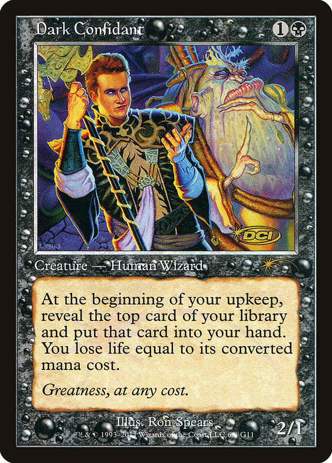 Dark Confidant [Judge Gift Cards 2011] | Golgari Games