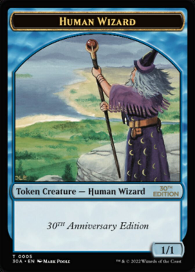 Human Wizard Token [30th Anniversary Tokens] | Local Legends