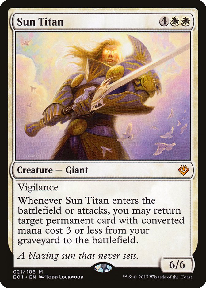 Sun Titan [Archenemy: Nicol Bolas] | Golgari Games