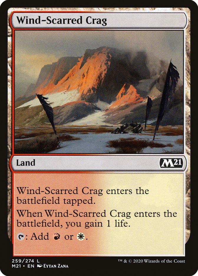 Wind-Scarred Crag [Core Set 2021] | Golgari Games