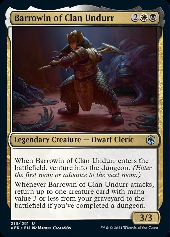 Barrowin of Clan Undurr [Dungeons & Dragons: Adventures in the Forgotten Realms] | Golgari Games