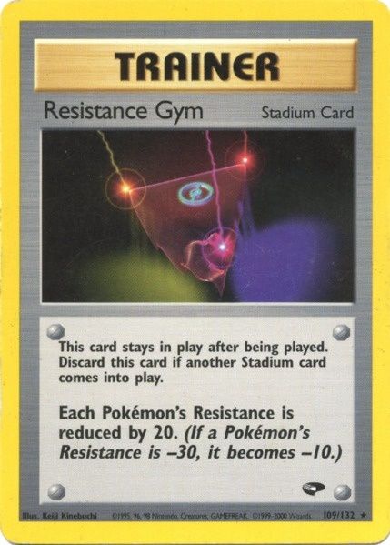 Resistance Gym (109/132) [Gym Challenge Unlimited] | Golgari Games