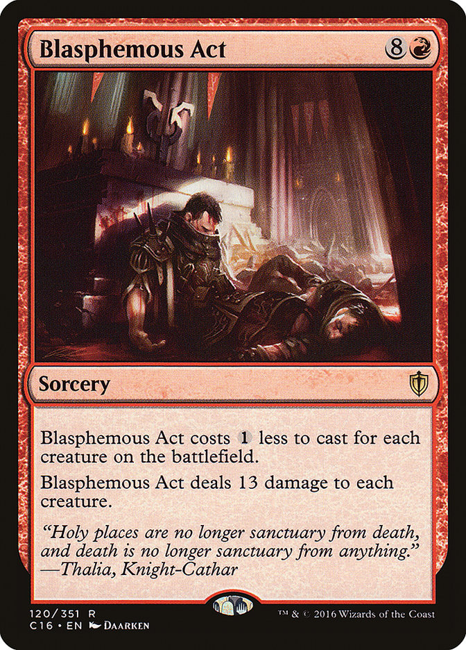 Blasphemous Act [Commander 2016] | Golgari Games