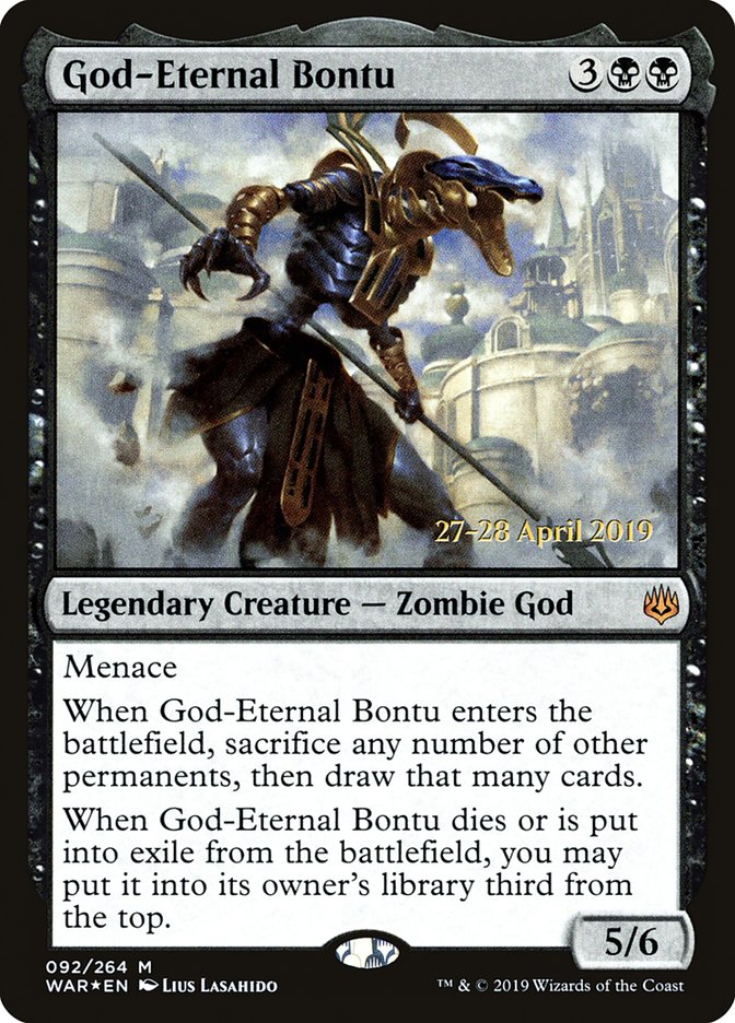 God-Eternal Bontu [War of the Spark Prerelease Promos] | Golgari Games