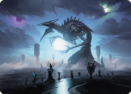 Blue Sun's Zenith Art Card [Phyrexia: All Will Be One Art Series] | Golgari Games